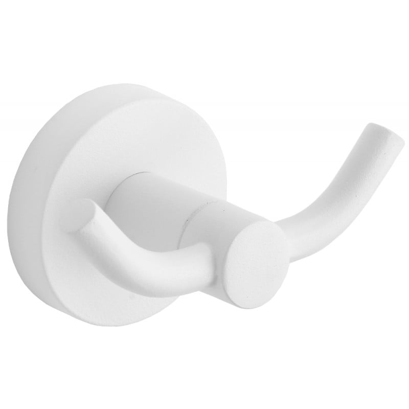 Mexen Remo doppelter Handtuchhaken, weiß - 70507352-20