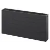 Mexen Line CCL33 panel radiator 500 x 500 mm, central bottom connection, 950 W, anthracite - W6C33L-050-050-66