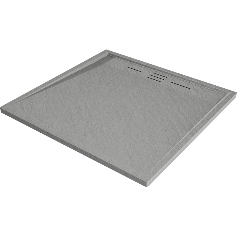 Mexen Amon quadratische Duschtasse SMC 90 x 90 cm, grau - 4F619090