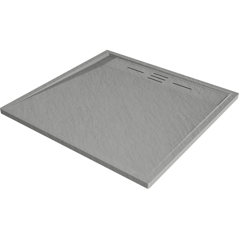 Mexen Amon square shower tray SMC 90 x 90 cm, grey - 4F619090