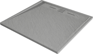 Mexen Amon brodzik kwadratowy SMC 90 x 90 cm, szary - 4F619090