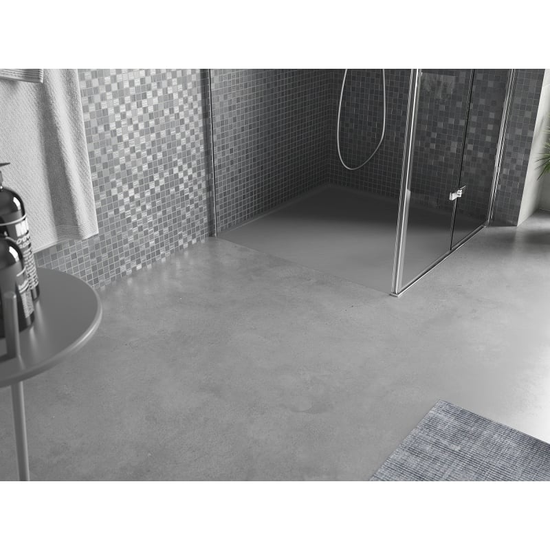 Mexen Amon kvadratna tuš kada SMC 90 x 90 cm, siva - 4F619090