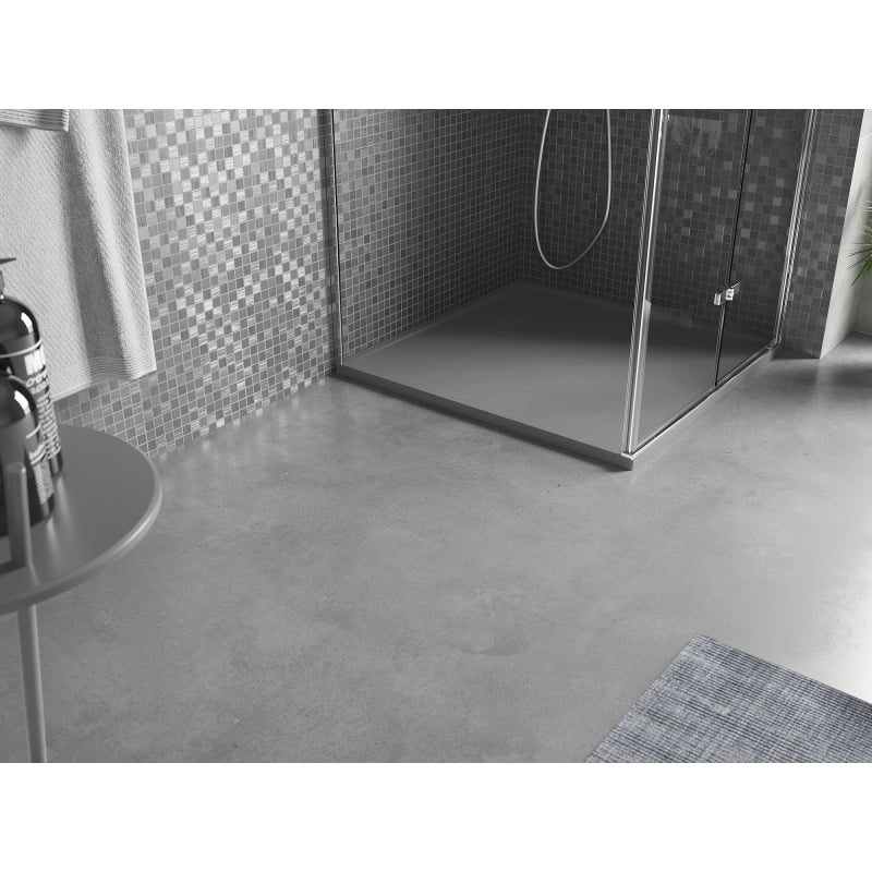 Mexen Amon kvadratna tuš kada SMC 90 x 90 cm, siva - 4F619090