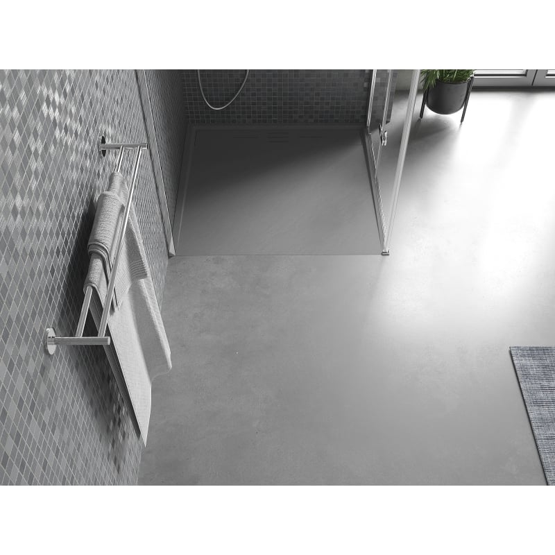 Mexen Amon kvadratna tuš kada SMC 90 x 90 cm, siva - 4F619090