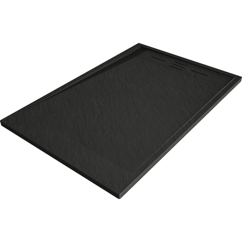 Mexen Amon Rechteck Duschwanne SMC 120 x 70 cm, schwarz - 4F707012