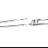 Mexen Remo dubbele draaibare handdoekhouder, chroom - 70507255-00