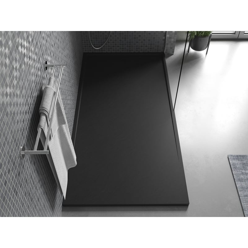 Mexen Amon rechthoekige SMC douchebak 150 x 80 cm, zwart - 4F708015