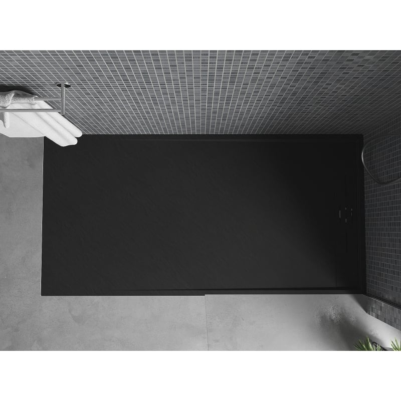 Mexen Amon rechthoekige SMC douchebak 150 x 80 cm, zwart - 4F708015