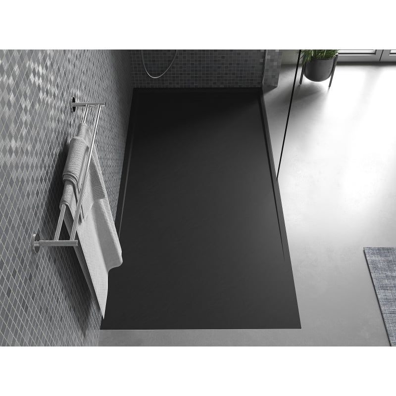 Mexen Amon rechthoekige SMC douchebak 150 x 80 cm, zwart - 4F708015