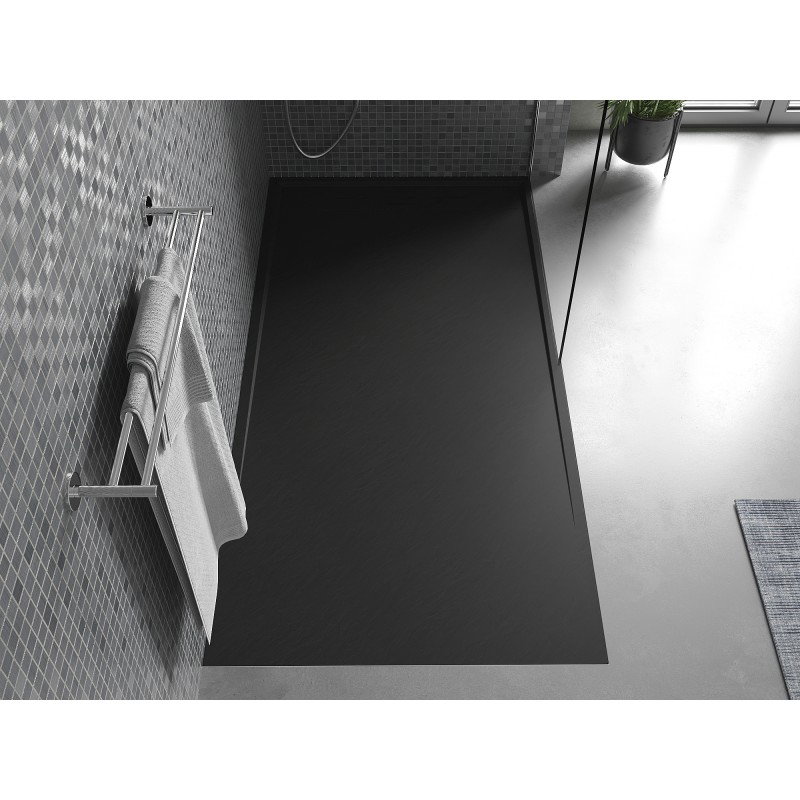 Mexen Amon rectangular shower tray SMC 150 x 80 cm, black - 4F708015