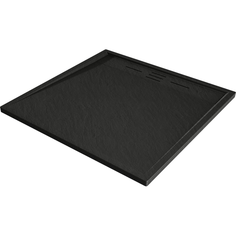 Mexen Amon brodzik kwadratowy SMC 80 x 80 cm, czarny - 4F708080
