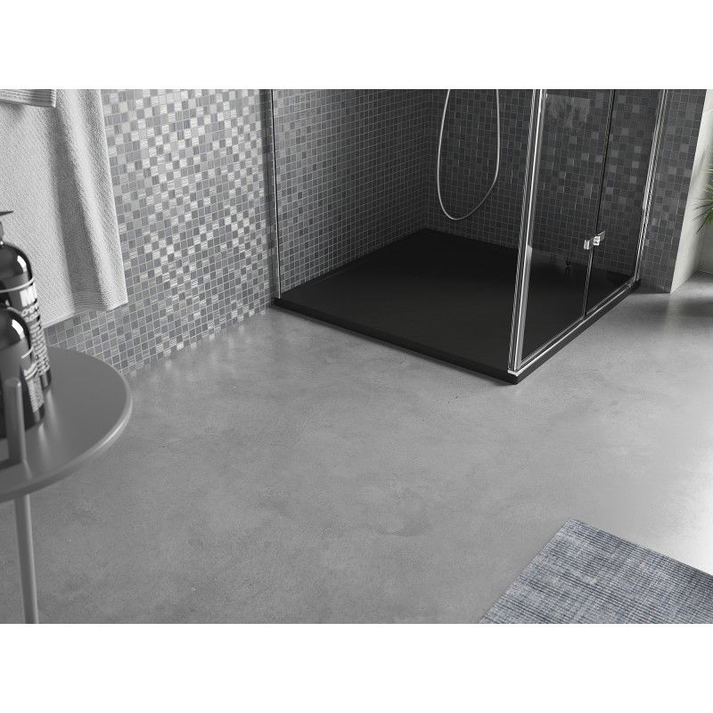 Mexen Amon square shower tray SMC 80 x 80 cm, black - 4F708080