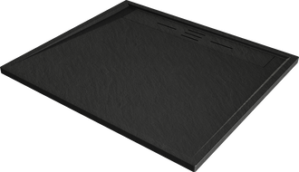 Mexen Amon ristkülikukujuline dušinurk SMC 100 x 90 cm, must - 4F709010