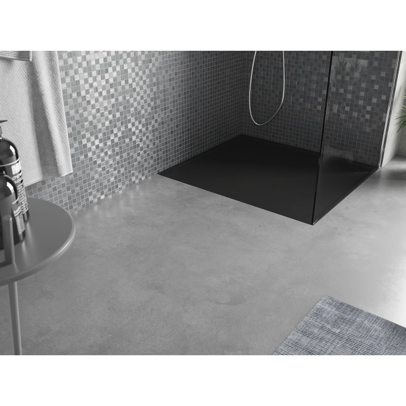 Mexen Amon rectangular shower tray SMC 100 x 90 cm, black - 4F709010