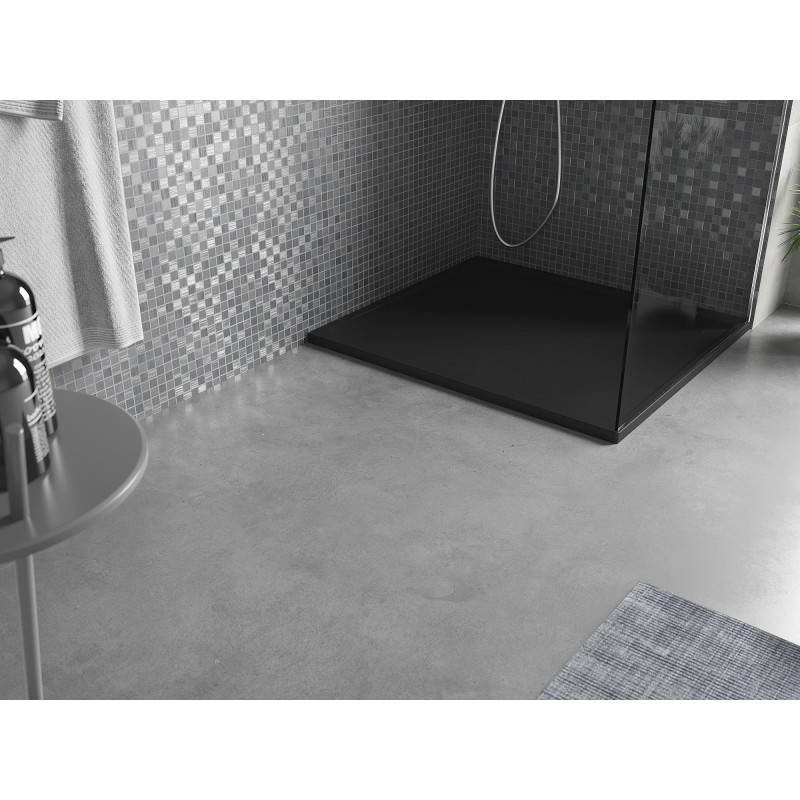 Mexen Amon rectangular shower tray SMC 100 x 90 cm, black - 4F709010
