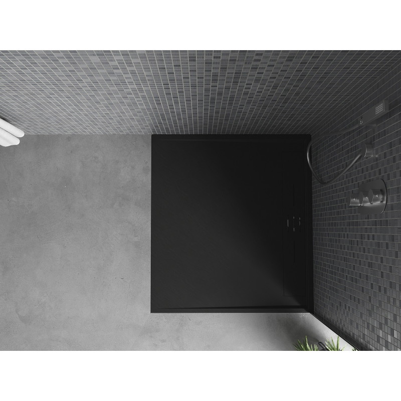 Mexen Amon ristkülikukujuline dušinurk SMC 100 x 90 cm, must - 4F709010