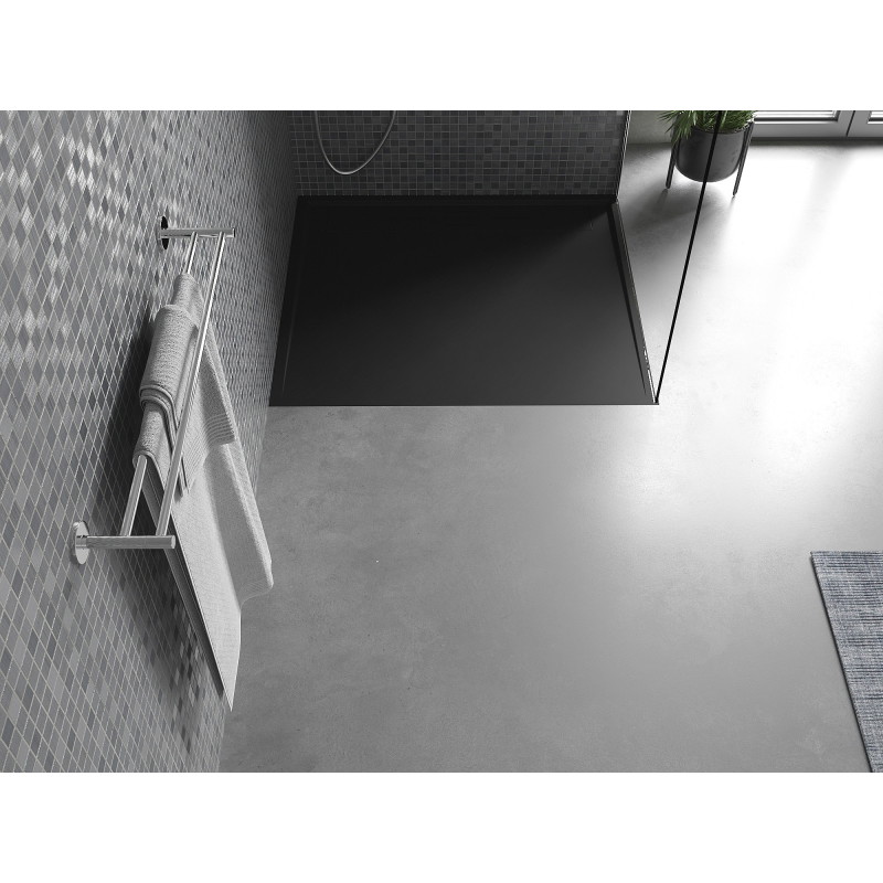 Mexen Amon rectangular shower tray SMC 100 x 90 cm, black - 4F709010