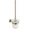 Mexen Remo cepillo de inodoro, dorado - 7050750-50