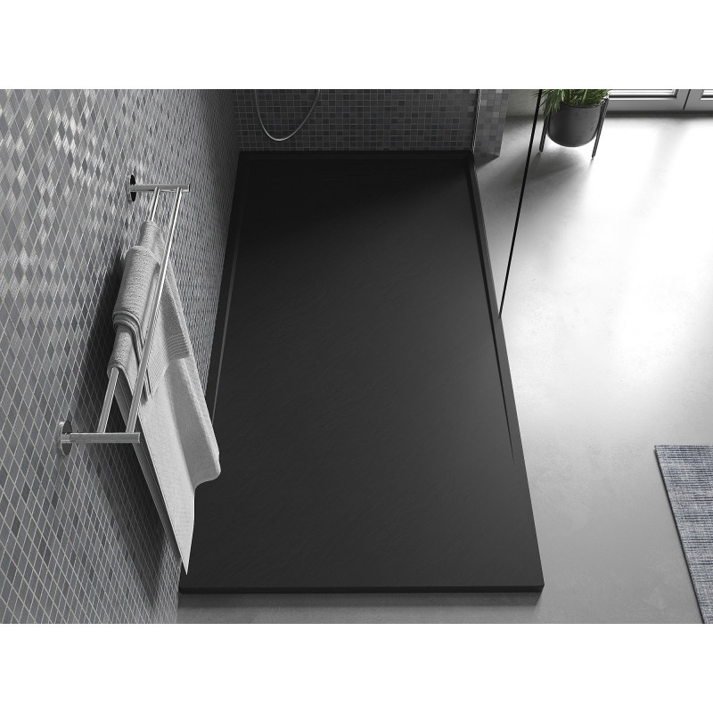 Mexen Amon ristkülikukujuline SMC dušinurk 140 x 90 cm, must - 4F709014
