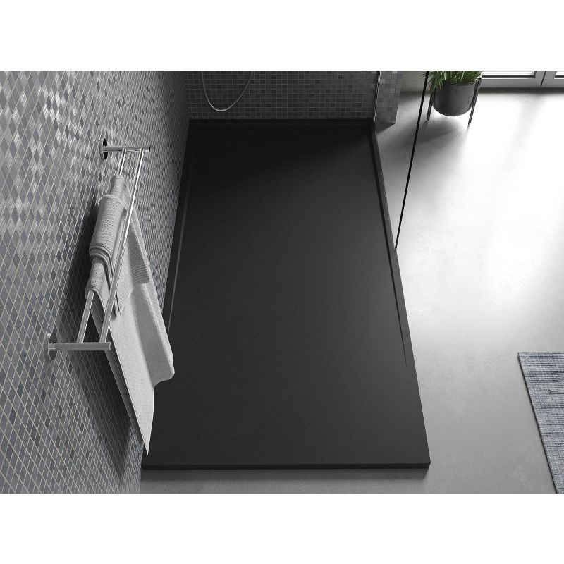 Mexen Amon rechteckige Duschwanne aus SMC 160 x 90 cm, schwarz - 4F709016