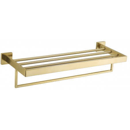 Mexen Vox Handtuchablage, gebürstetes Gold - 707020-55