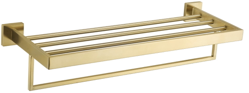 Mexen Vox Handtuchablage, gebürstetes Gold - 707020-55
