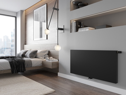 Radiateur plat Mexen CCF11 500 x 600 mm, raccordement inférieur central, 409 W, noir - W6C11F-050-060-70