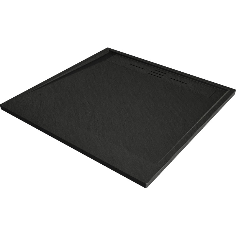Mexen Amon dušialusikas ruudukujuline SMC 100 x 100 cm, must - 4F701010