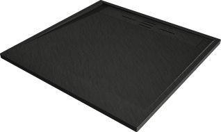 Mexen Amon brodzik kwadratowy SMC 100 x 100 cm, czarny - 4F701010