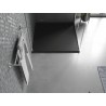 Mexen Amon brodzik kwadratowy SMC 100 x 100 cm, czarny - 4F701010