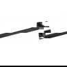 Mexen Vox Handtuchhalter, schwarz - 707024-70