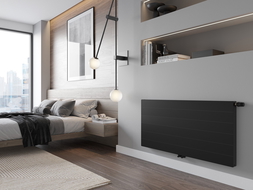 Radiateur plat Mexen Line CCL11 300 x 600 mm, connexion inférieure centrale, 273 W, noir - W6C11L-030-060-70