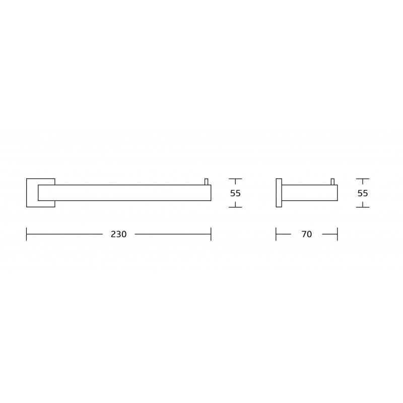 Mexen Vox toallero, cromo - 707032-00