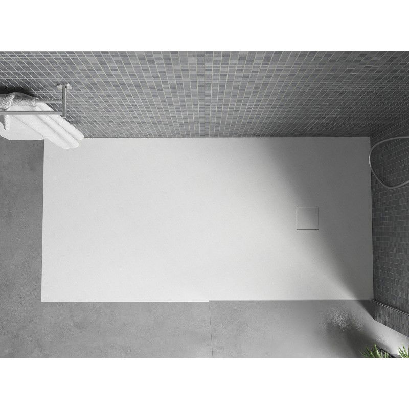 Mexen Bert plato de ducha rectangular SMC 160 x 70 cm, blanco - 4K107016