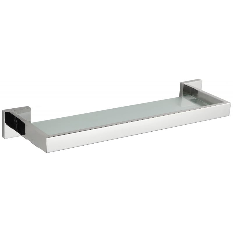 Mexen Vox hanging glass shelf, chrome - 707037-00