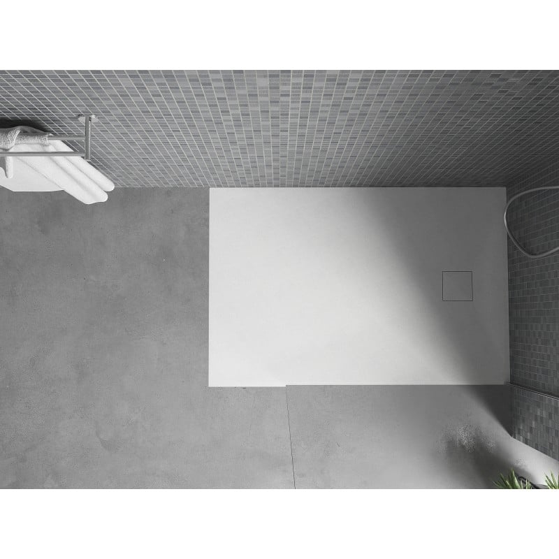 Mexen Bert brodzik prostokątny SMC 130 x 80 cm, biały - 4K108013