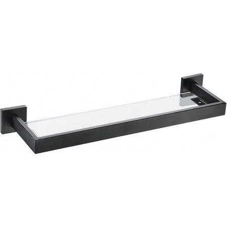 Mexen Vox estante de vidrio colgante, negro - 707037-70