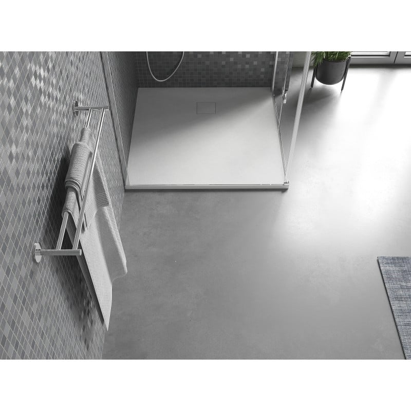 Mexen Bert square shower tray SMC 80 x 80 cm, white - 4K108080
