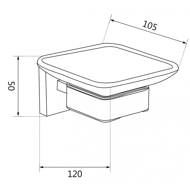Mexen Vox porte-savon, or - 707039-55