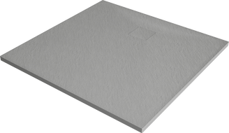 Mexen Bert brodzik kwadratowy SMC 90 x 90 cm, szary - 4K619090