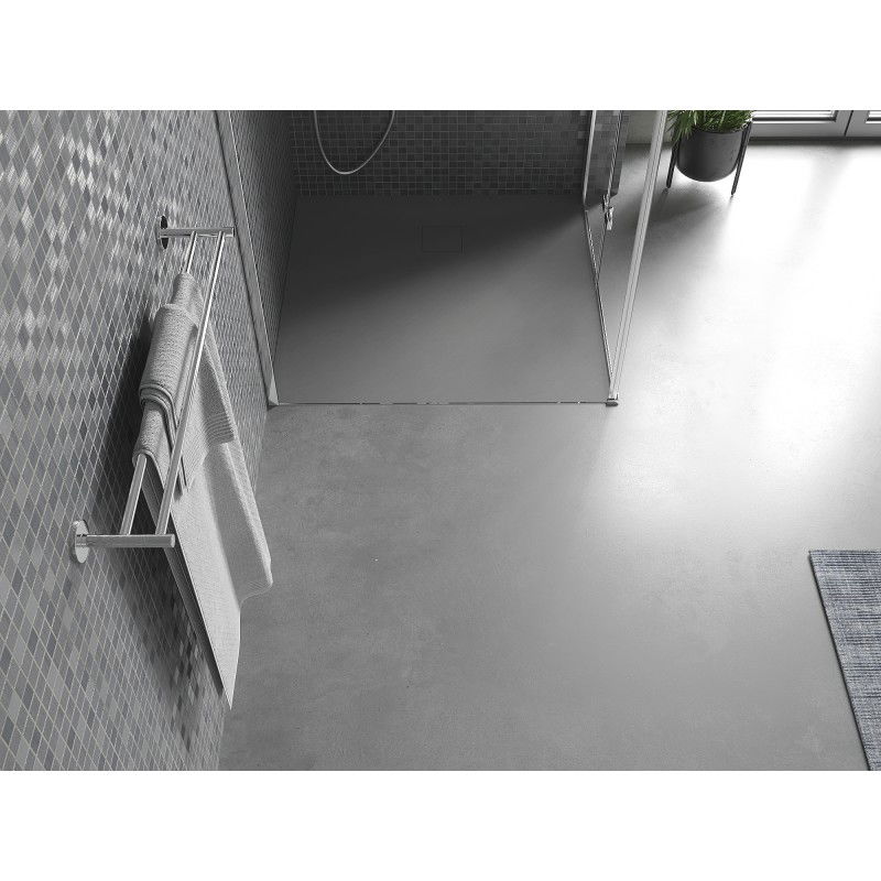 Mexen Bert Square Shower Tray SMC 90 x 90 cm, Grey - 4K619090