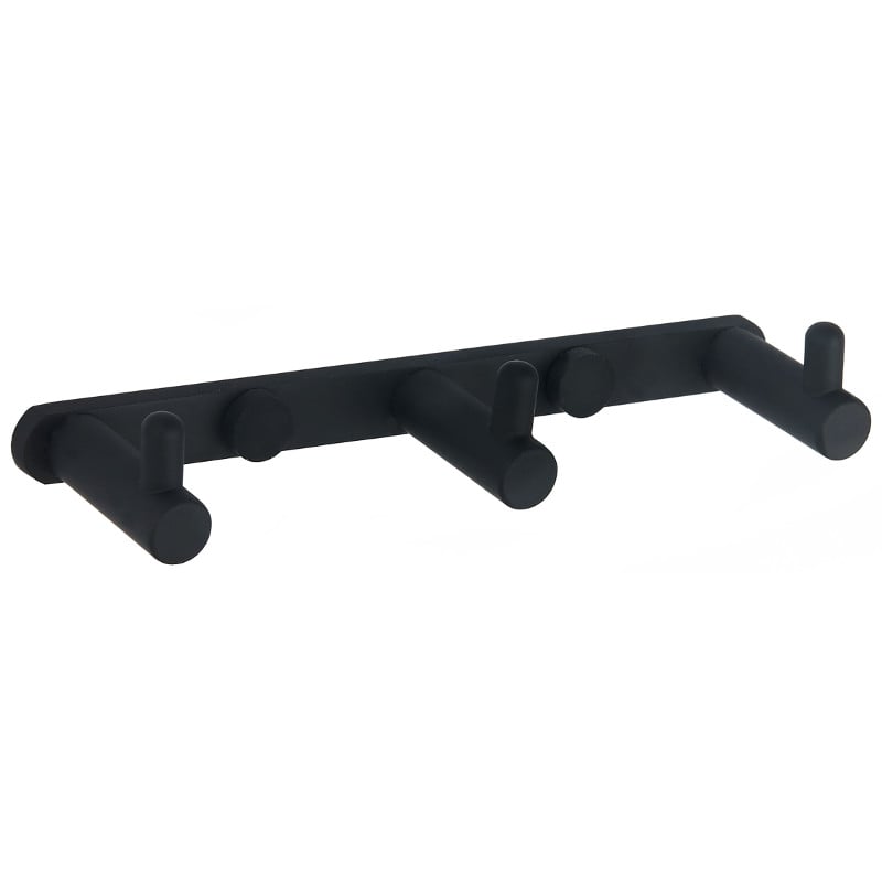 Mexen gancho triple para toalla, negro - 709163-70