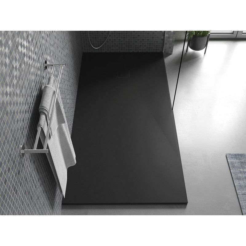 Mexen Bert receveur rectangulaire SMC 160 x 80 cm, noir - 4K708016