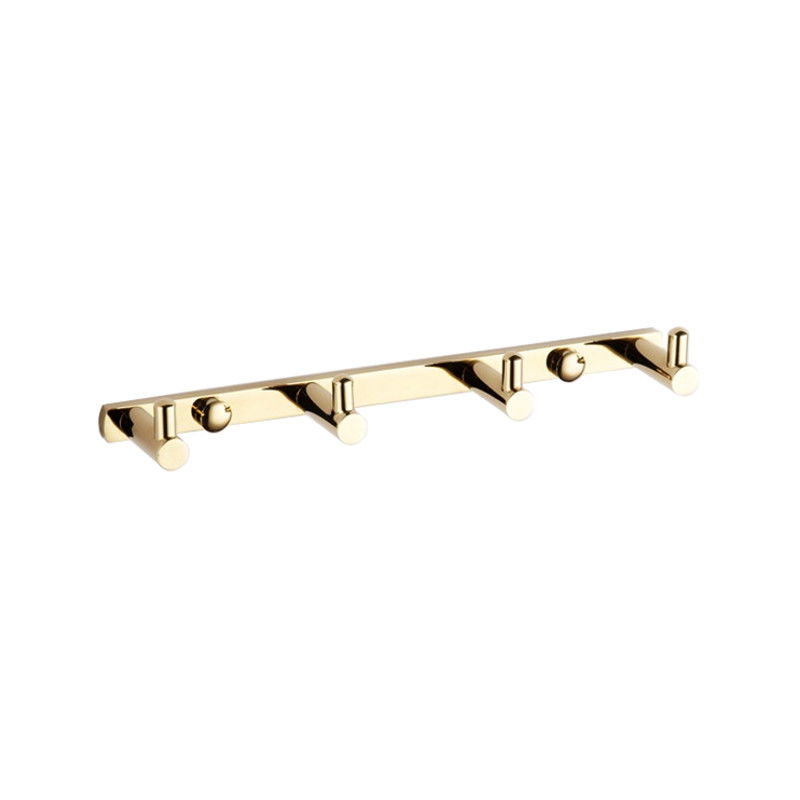 Mexen viervoudige handdoekhaak, goud - 709164-50