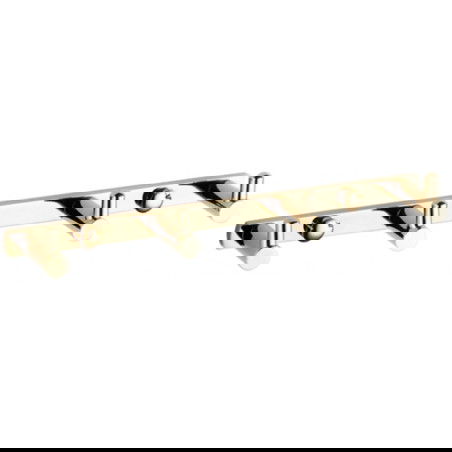 Mexen gancho quádruplo para toalhas, dourado - 709164-50