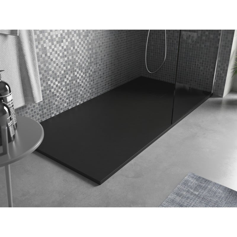 Mexen Bert SMC Rectangular Shower Tray 180 x 80 cm, Black - 4K708018