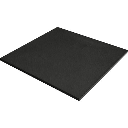 Mexen Bert kvadratisk duschkar SMC 80 x 80 cm, svart - 4K708080