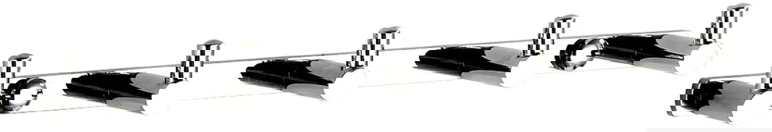 Mexen άγκιστρο για πετσέτα με πέντε θέσεις, χρώμιο - 709165-00