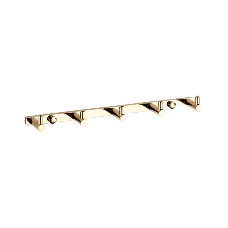 Mexen towel hook with five holders, gold - 709165-50