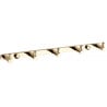 Mexen Handtuchhaken mit fünf Haken, gold - 709165-50